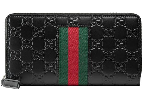 gucci signature zip wallet review|original Gucci wallet.